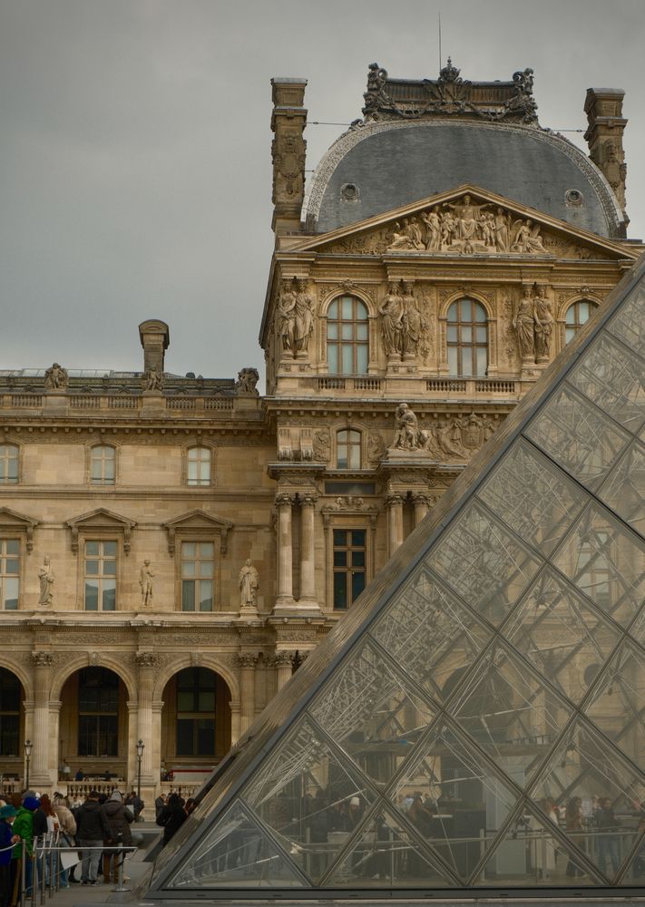 Louvre and the pyramid