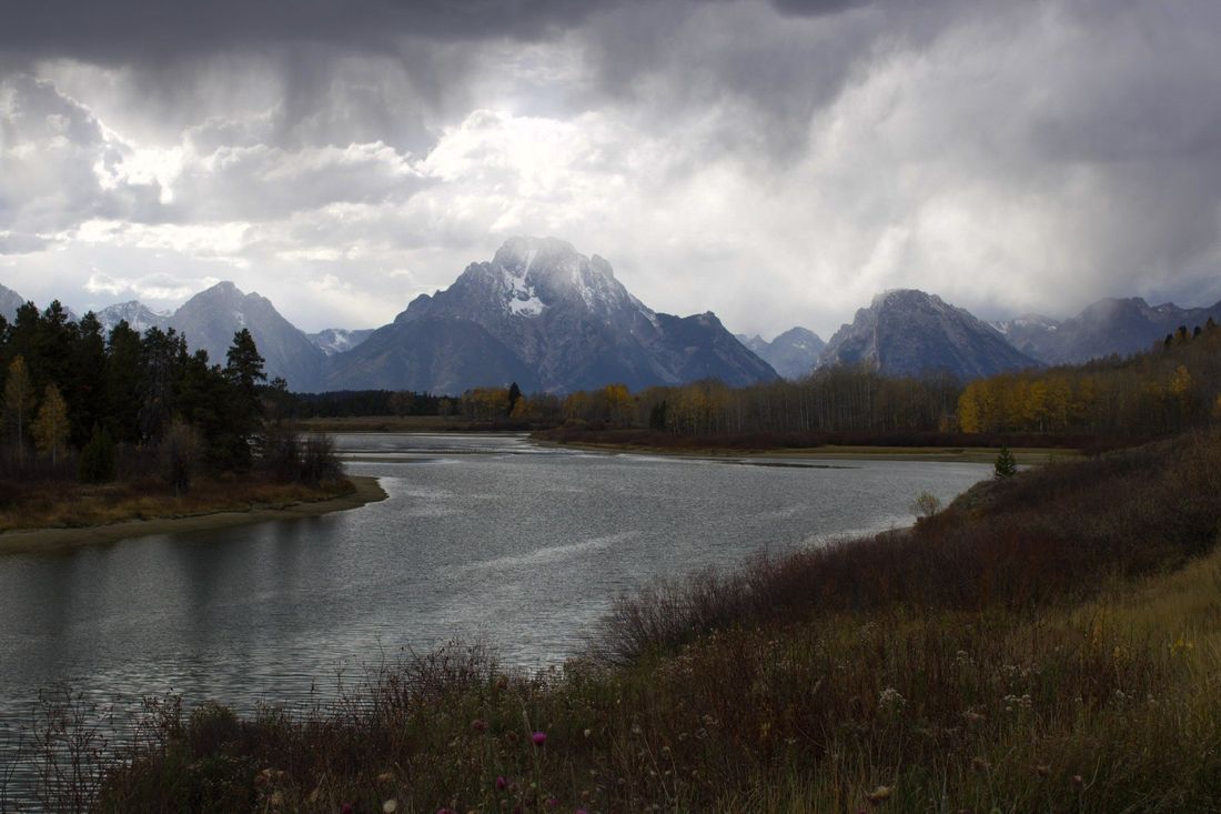Oxbow Bend, in cloud
